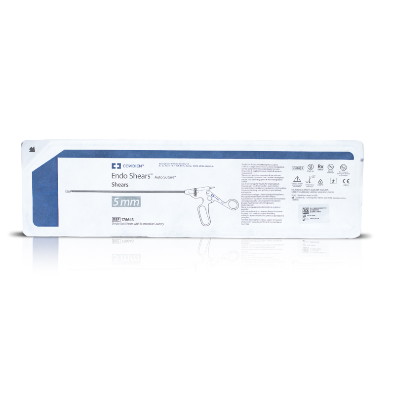 Endo Shears™ Instrumento de un Solo Uso de 5 mm